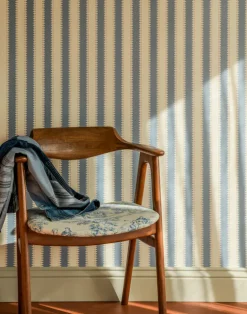 Jagged Stripe, Sky Blue