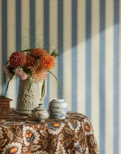 Jagged Stripe, Sky Blue