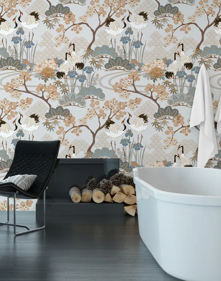 Japanese Garden, Gray