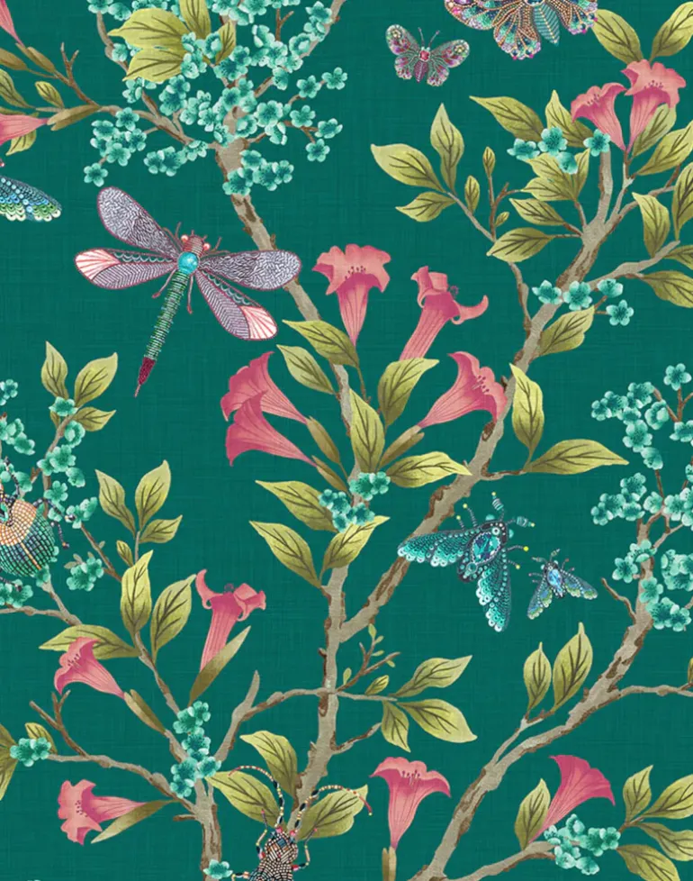 JEWEL A FLUTTER TEAL & CORAL