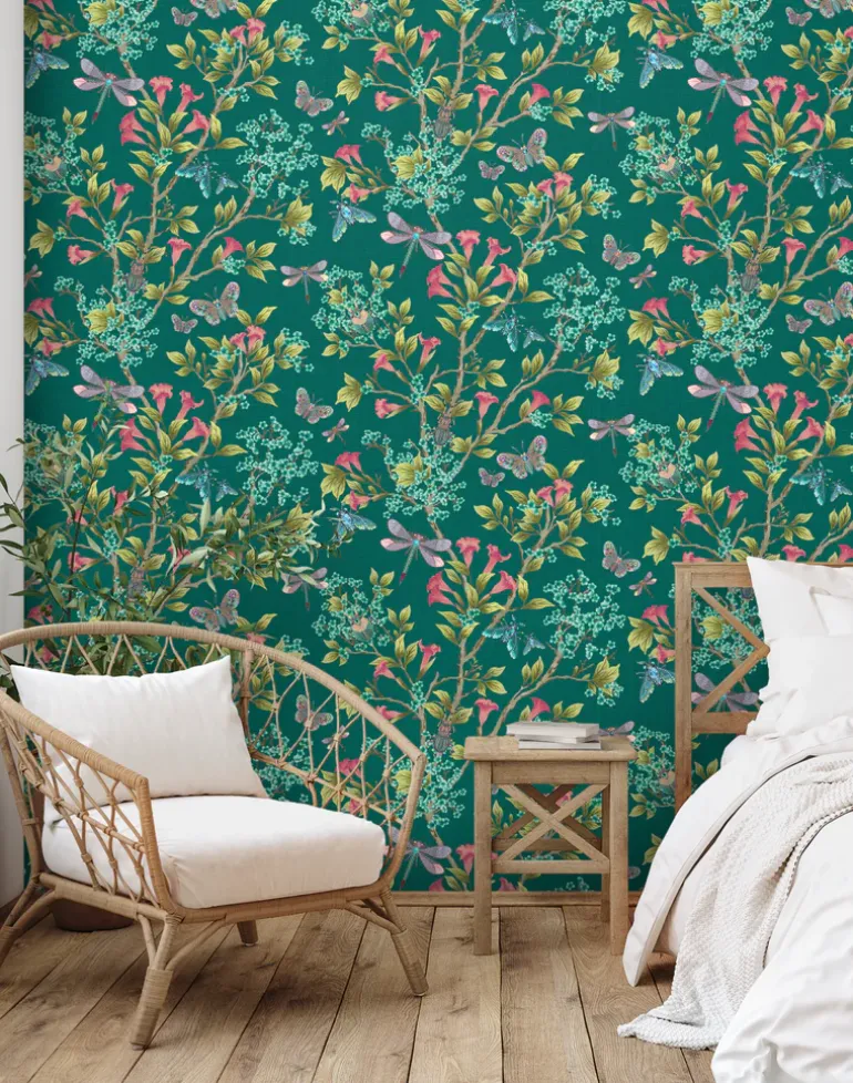 JEWEL A FLUTTER TEAL & CORAL