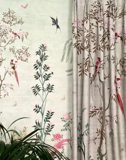 Joie de Vivre, Viscose and Linen Fabric