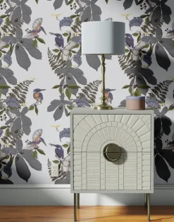 Kingfisher, Grey on Light Grey