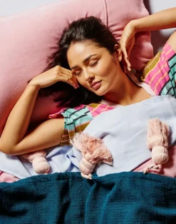 Kip & Co Tassel Throw, Dark Teal