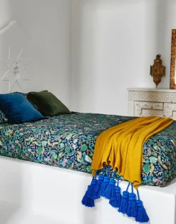 Kip & Co Tassel Throw, Desert Sky