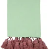 Kip & Co Tassel Throw, Rainforest