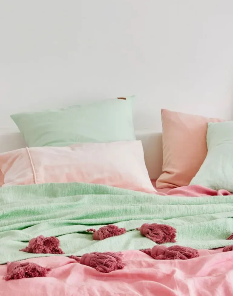 Kip & Co Tassel Throw, Rainforest