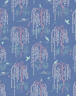 Kyoto Blossom, Bioluminescent Blue