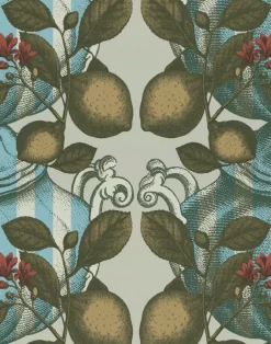 Limoncello, Beige/Blue Stripes