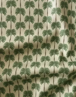 Little Palma Linen Fabric, Sand
