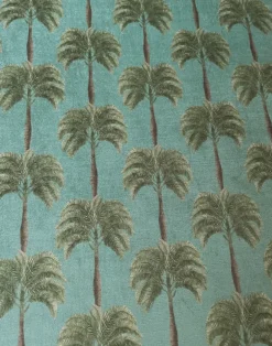 Little Palma Velvet Fabric, Bay