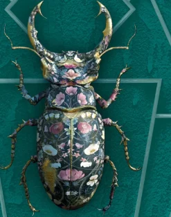 Lucanidae Botanicus in Emerald