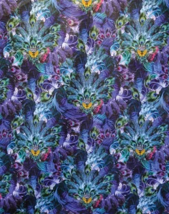 Madame De La Soir Fabric, Azure