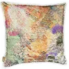 Mairi Helena Harris Green Thistle Cushion Cover