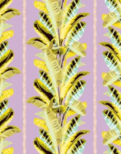 Miami, Yellow on Lilac