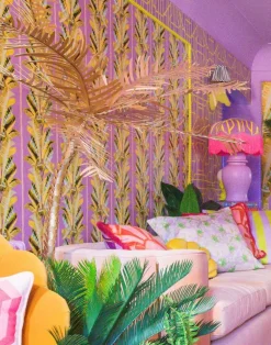 Miami, Yellow on Lilac