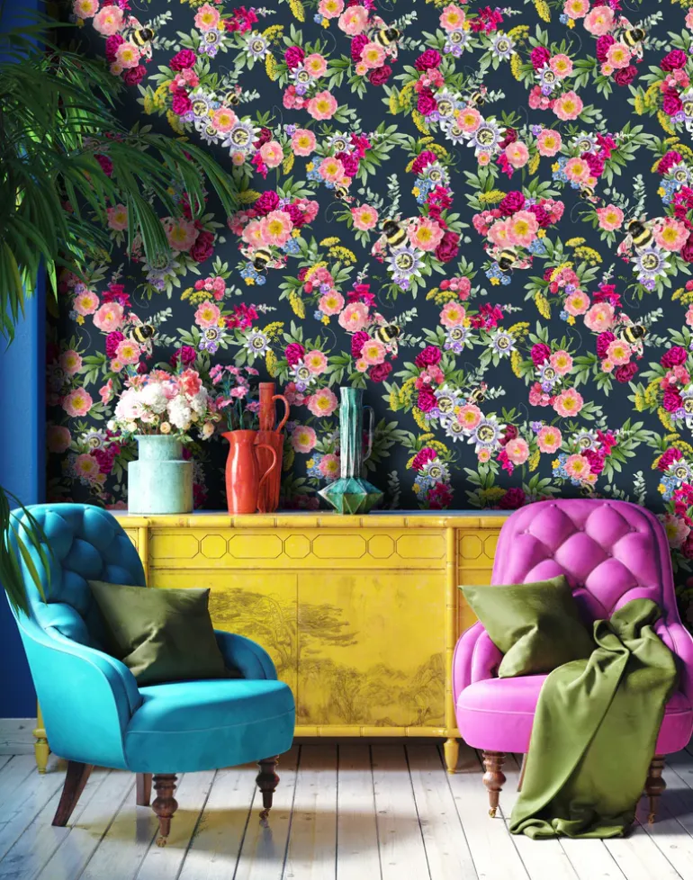 Mixed Bee, Dark Blue