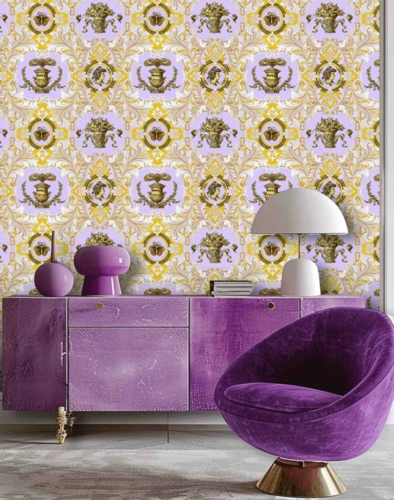 Neo Renaissance, Lilac & Chartreuse