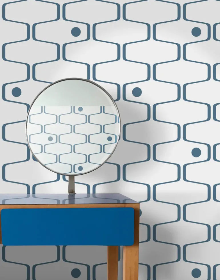 Net and Ball, Washed Denim