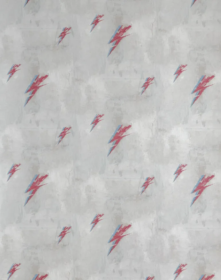 OVERSTOCK Bolt, Red on Natural 3x roll set