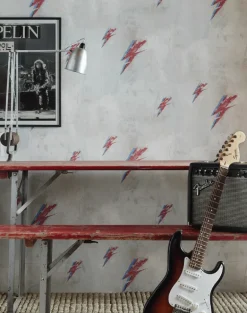 OVERSTOCK Bolt, Red on Natural 3x roll set