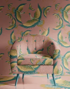 Pachamama, Rose Velvet Fabric