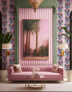 Palm Springs, Black/White Stripe