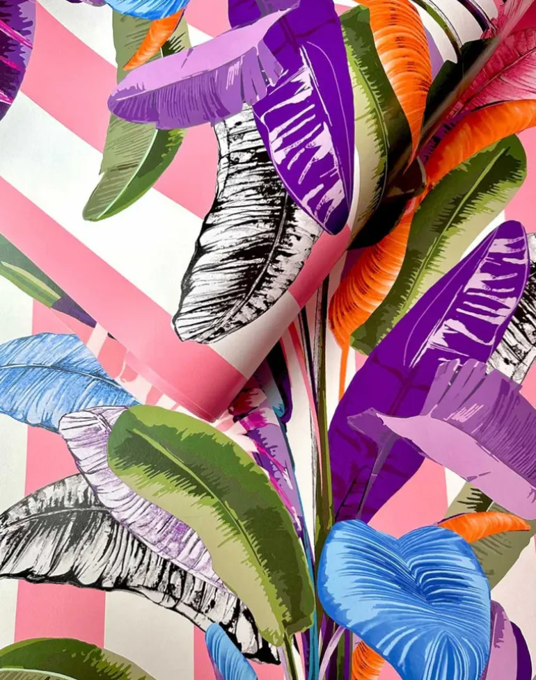 Palm Springs, Pink/White Stripe