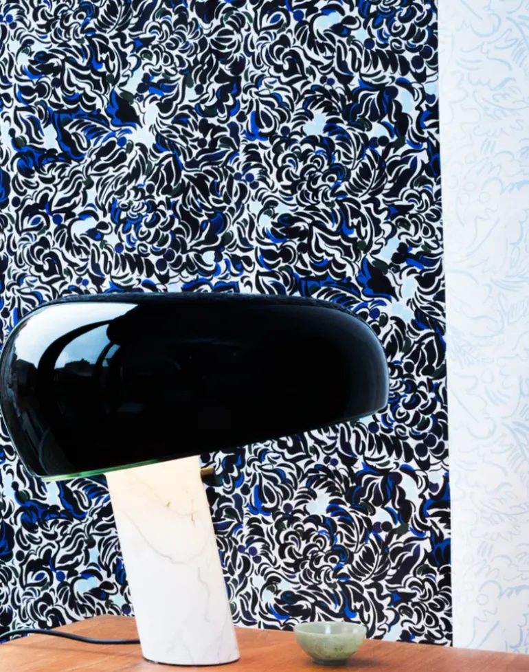 Paradeisos Blue, Cotton/Linen