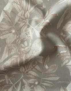 Passiflora Linen Fabric, Ammonite