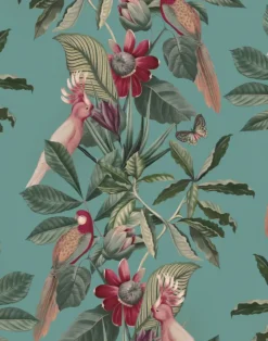 Passiflora Linen Fabric, Vardo