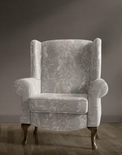 Passiflora Velvet Fabric, Ammonite