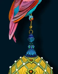 Pendants and Ornamental Birds W-POB-MTE-ENF