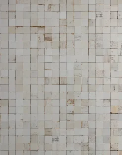 PHE-21 Mosaic Squares White Wallpaper by PIet Hein Eek