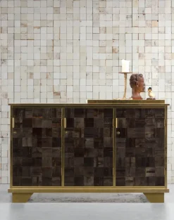 PHE-21 Mosaic Squares White Wallpaper by PIet Hein Eek