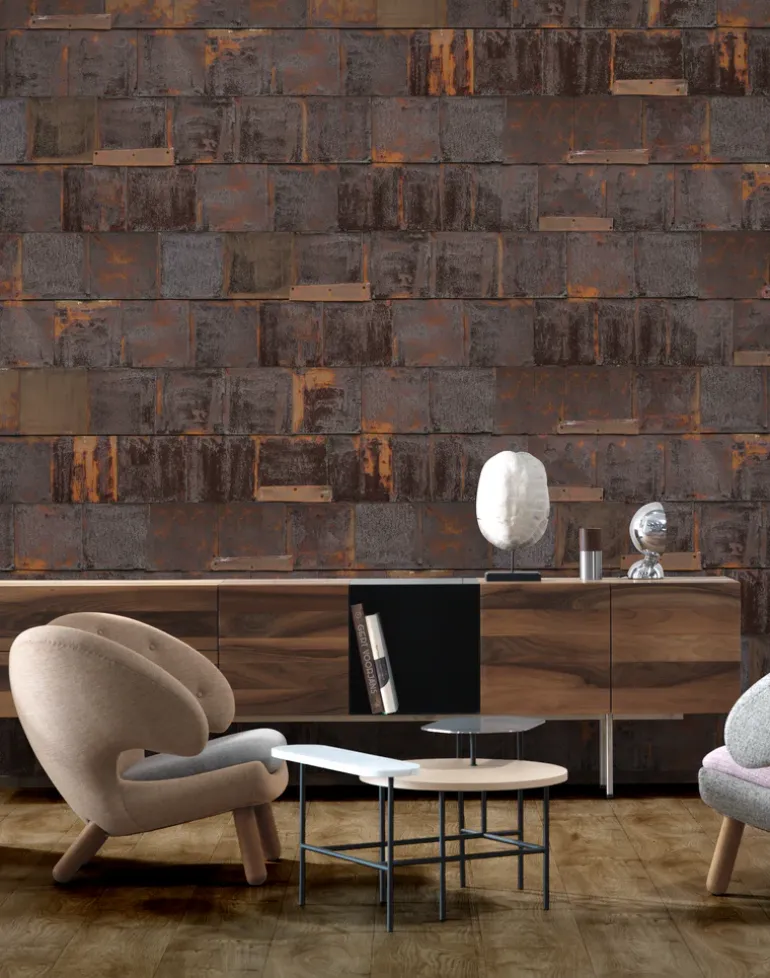 PHE19, Rusted Metal Black by Piet Hein Eek