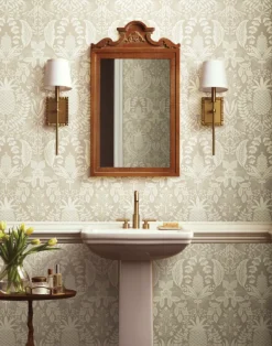 Pineapple Damask Linen RF7485