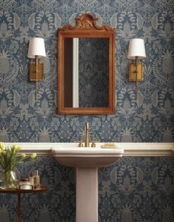 Pineapple Damask Navy RF7486