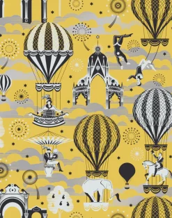 Pleasure Gardens, Mustard & Silver