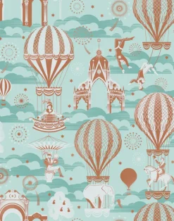 Pleasure Gardens, Pale Verdigris & Copper