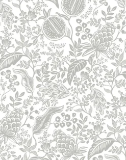 Pomegranate White & Metallic Silver RP7387