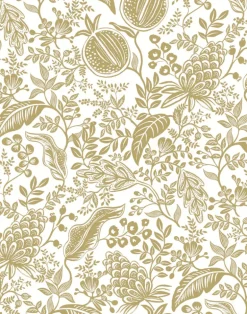 Pomegranate White & Metallic Gold RP7391