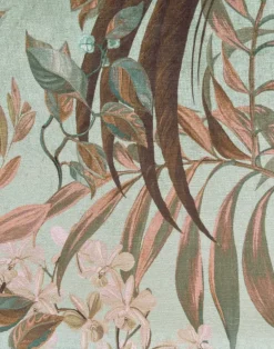 Resplendent Woods Velvet Fabric, Teal