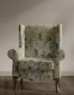 Resplendent Woods Velvet Fabric, Willow