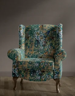 Resplendent Woods Velvet Fabric, Forest