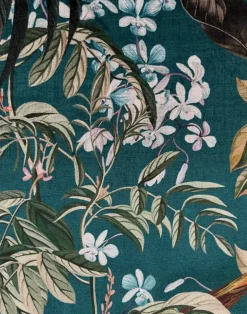 Resplendent Woods Velvet Fabric, Forest