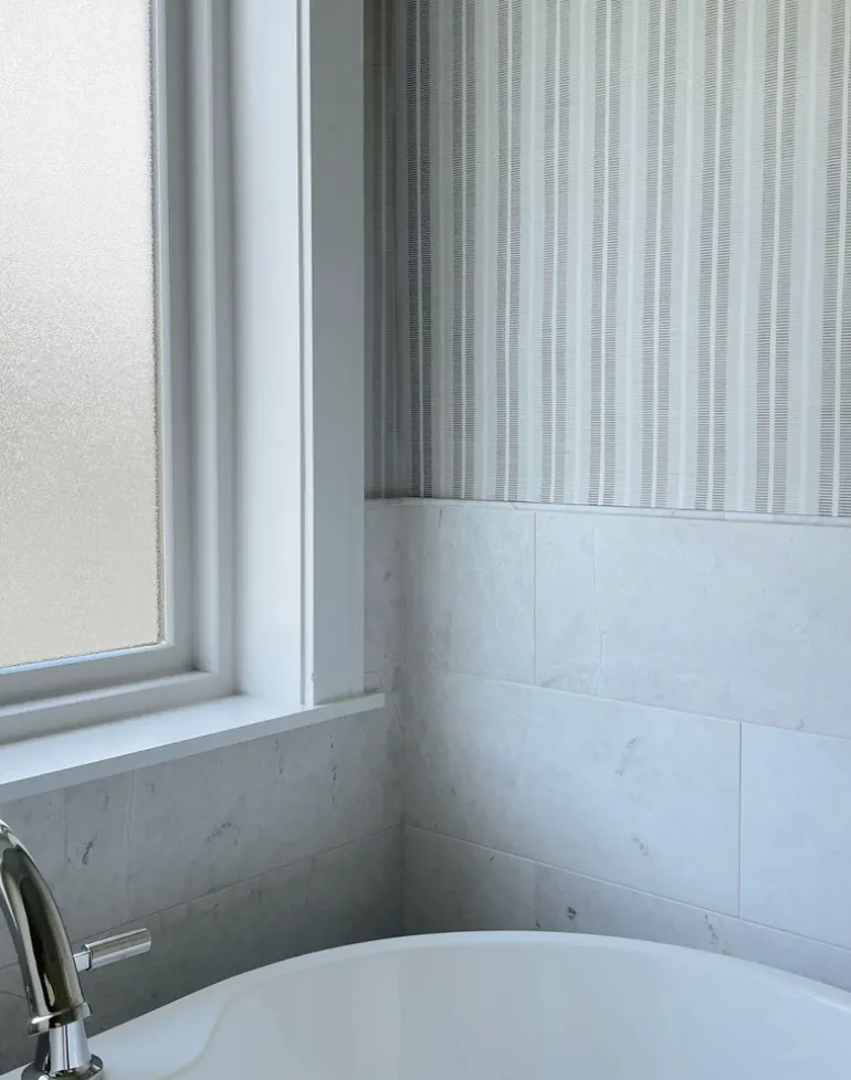 Ribbon Stripe, Alabaster