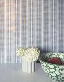 Ribbon Stripe, Ash Blue