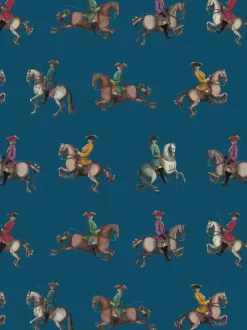 Riding School, Petrol Blue