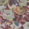 Rococo Roses, Claret Fabric